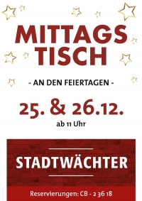 MITTAGSTISCH